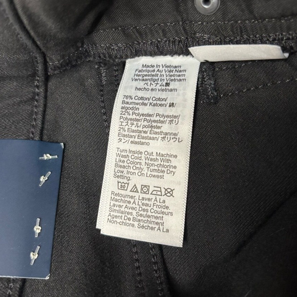 J.Crew Factory Black High Rise Curvy Straight Jeans 26P Petite Women NWT - Picture 8 of 9